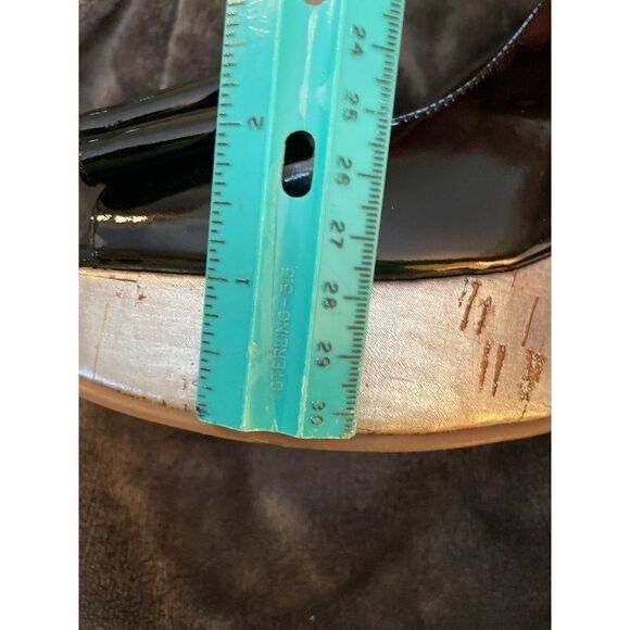 Oh Deer, Valley Style Patent Leather platform shoe 5" high heel size 8 - Picture 10 of 13